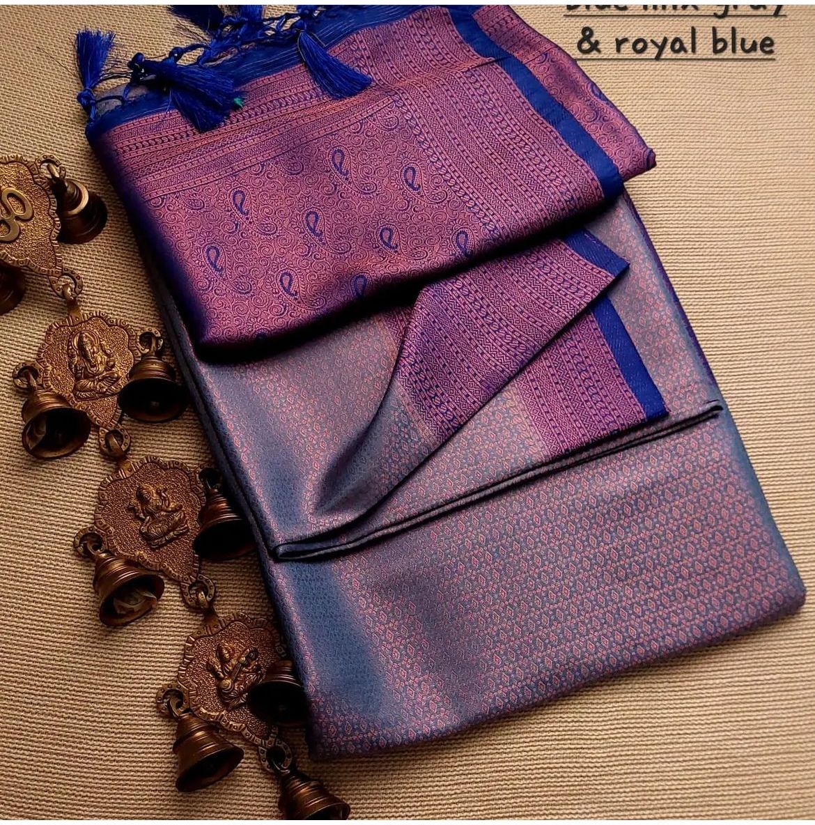 SEMI SILK SAREES - AS1569 (A)