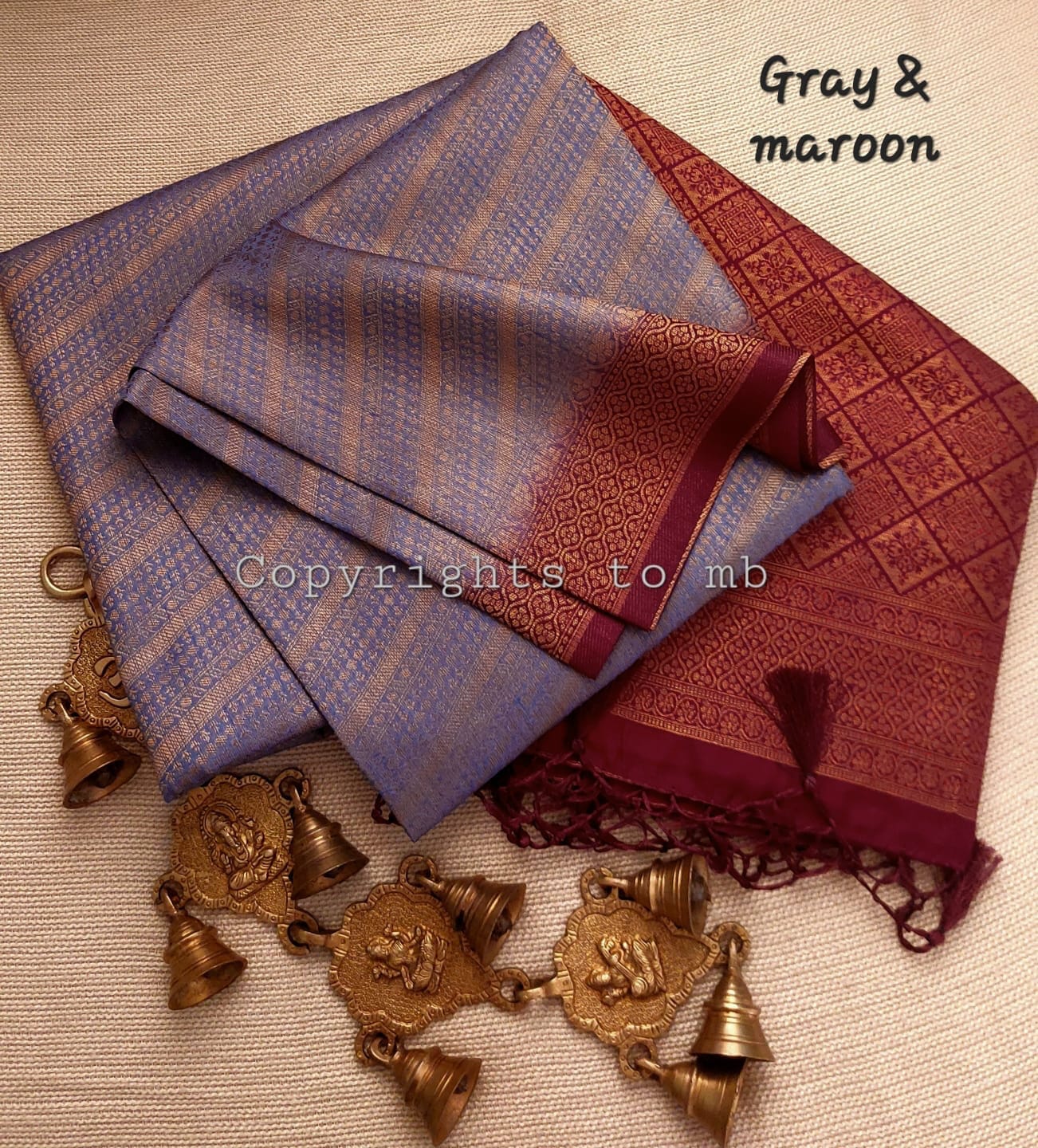 MULBERRY SILK COTTON SAREES - AS1657