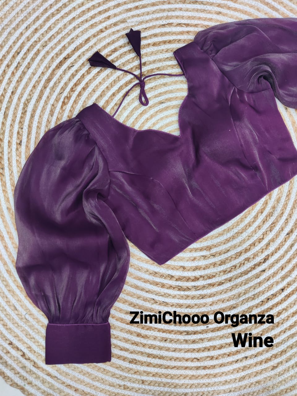 ORGANZA BLOUSE/CROP TOP - AK217