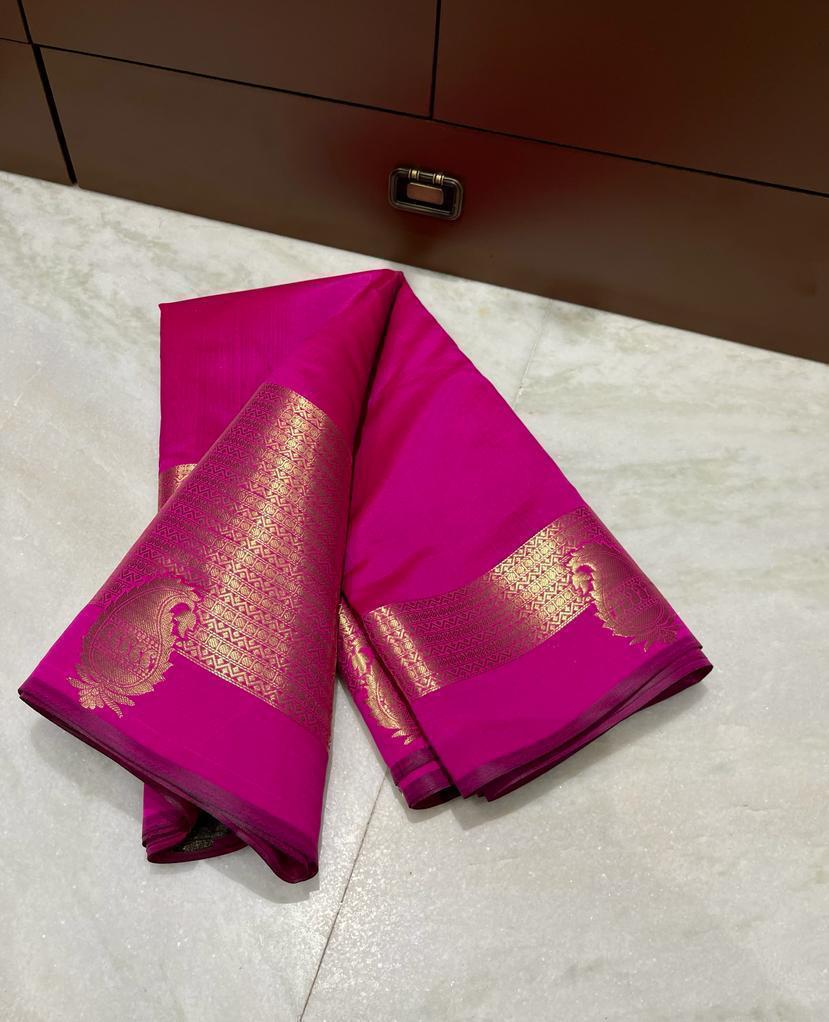 SEMI SILK SAREES - AS1744