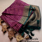 MULBERRY SILK-COTTON SAREE - AS1717