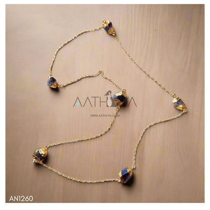 ROSE QUARTZ-AMETHYST CHAIN - AN1260