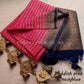 MULBERRY SILK-COTTON SAREE - AS1717