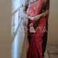 MULBERRY SILK-COTTON SAREE - AS1717