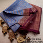 MULBERRY SILK-COTTON SAREE - AS1717