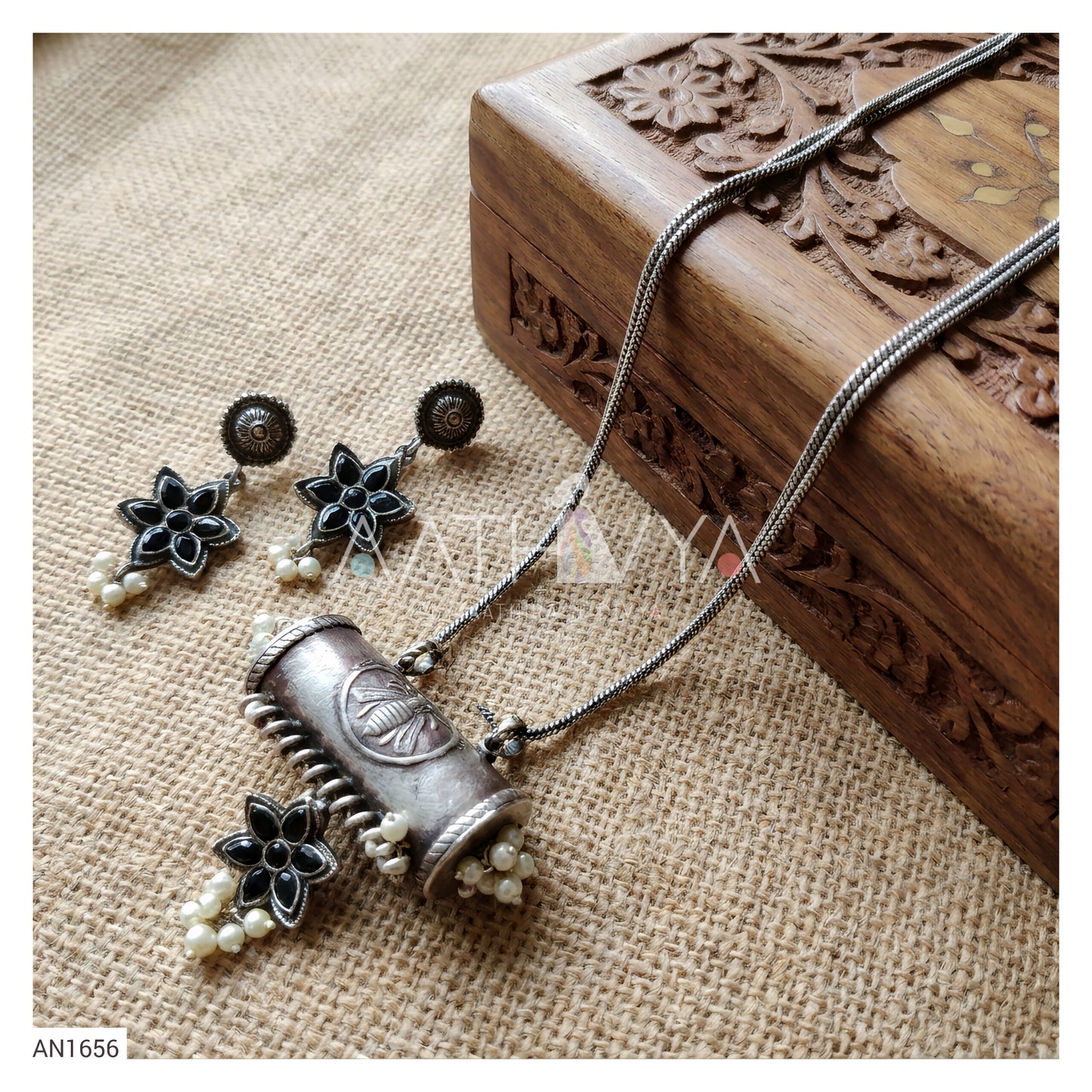 AN1656 - LONG NECKLACE COMBO SET