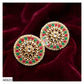 OVERSIZED DABI KUNDAN STUD - AE623