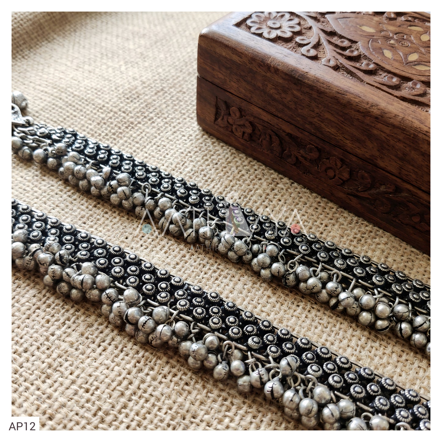 SILVER ANKLETS - AP12