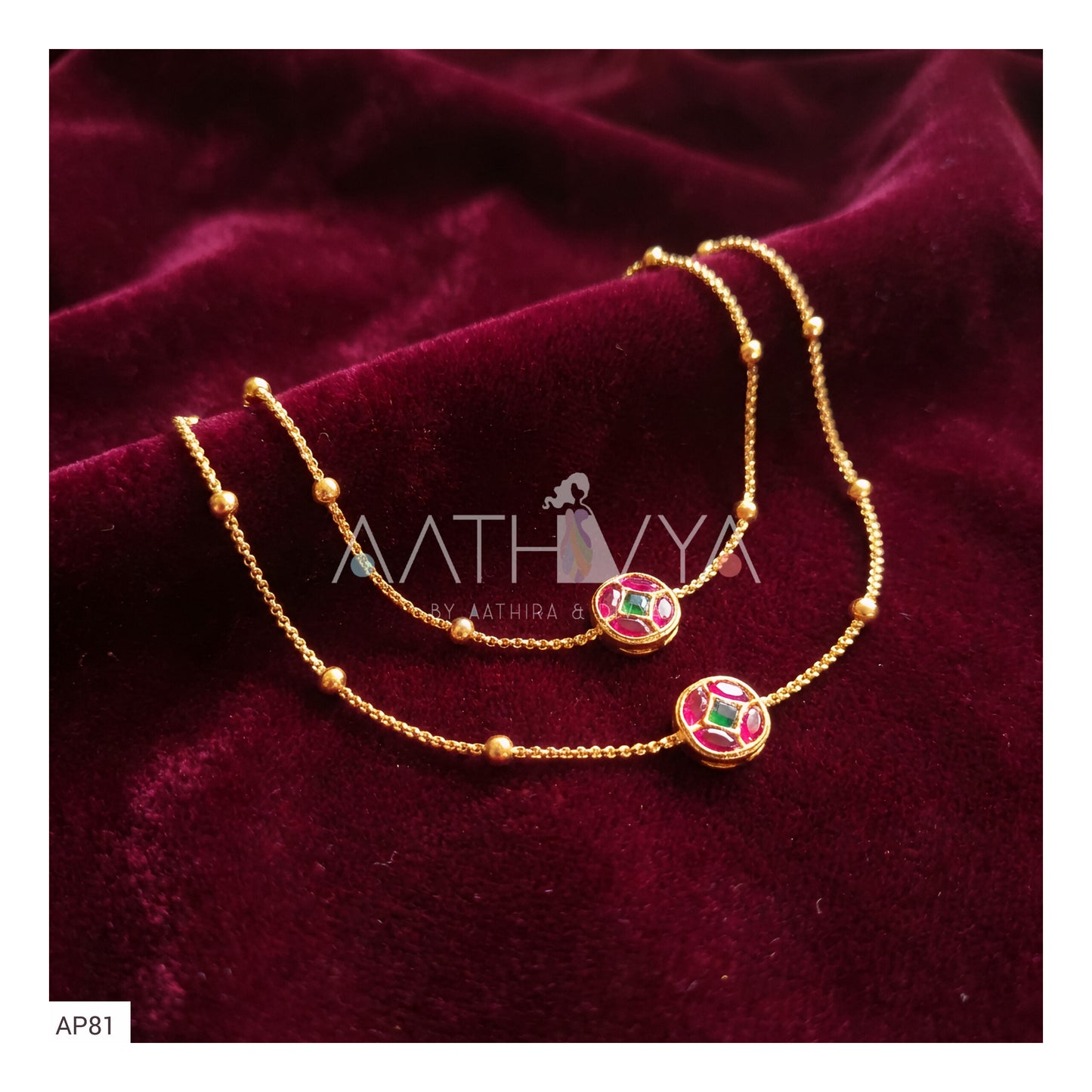 AP81 - AURA KEMPSTONE ANKLETS