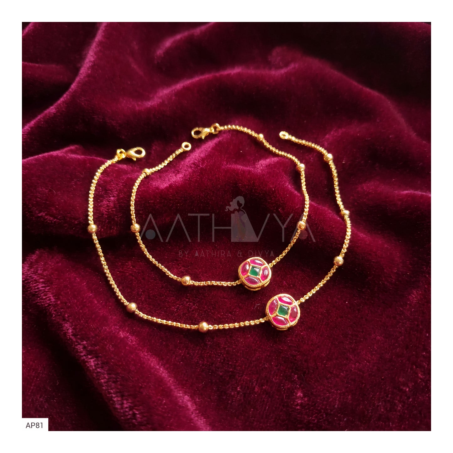 AP81 - AURA KEMPSTONE ANKLETS
