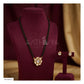 FLOWER KUNDAN PENDANT MANGALSUTRA SET - AN1838 (C)