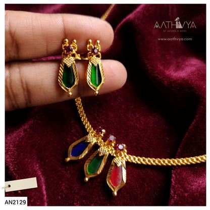 TRI NAAGAPADAM NECKLACE SET - AN2129
