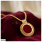 ROUND PENDANT NECKPIECE SET - AN2245