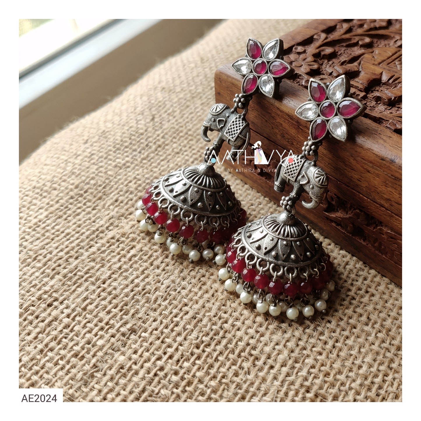 ELEPHANT JHUMKAS - AE2024