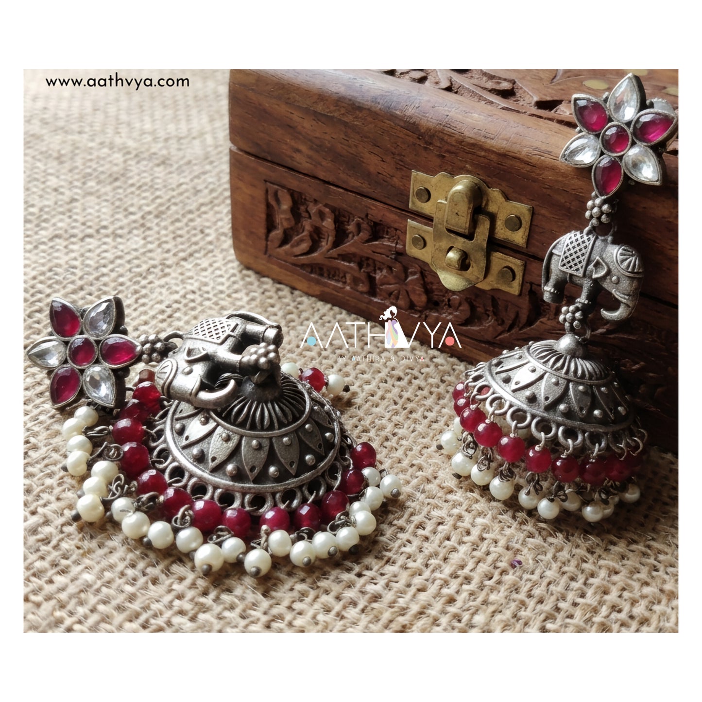ELEPHANT JHUMKAS - AE2024