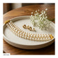 SHELL PEARL CHOKER SET - AN1632