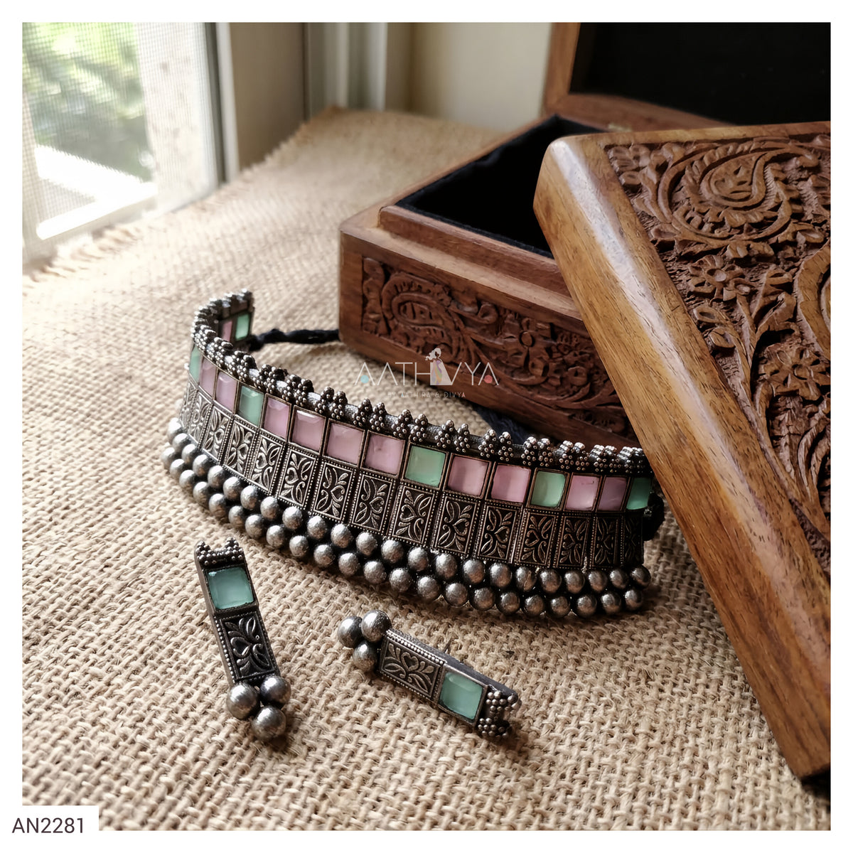 PASTEL CHOKER SET - AN2281