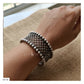 SILVER JALI HANDCUFFS - AB758