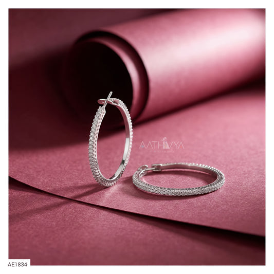 AD STONE HOOPS - AE1834