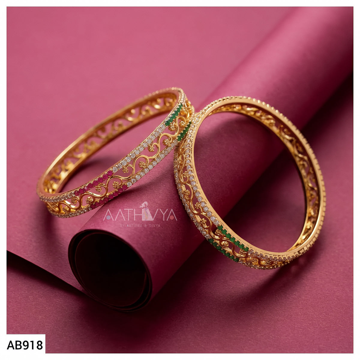 AD EMBELLISHED BANGLES - AB918