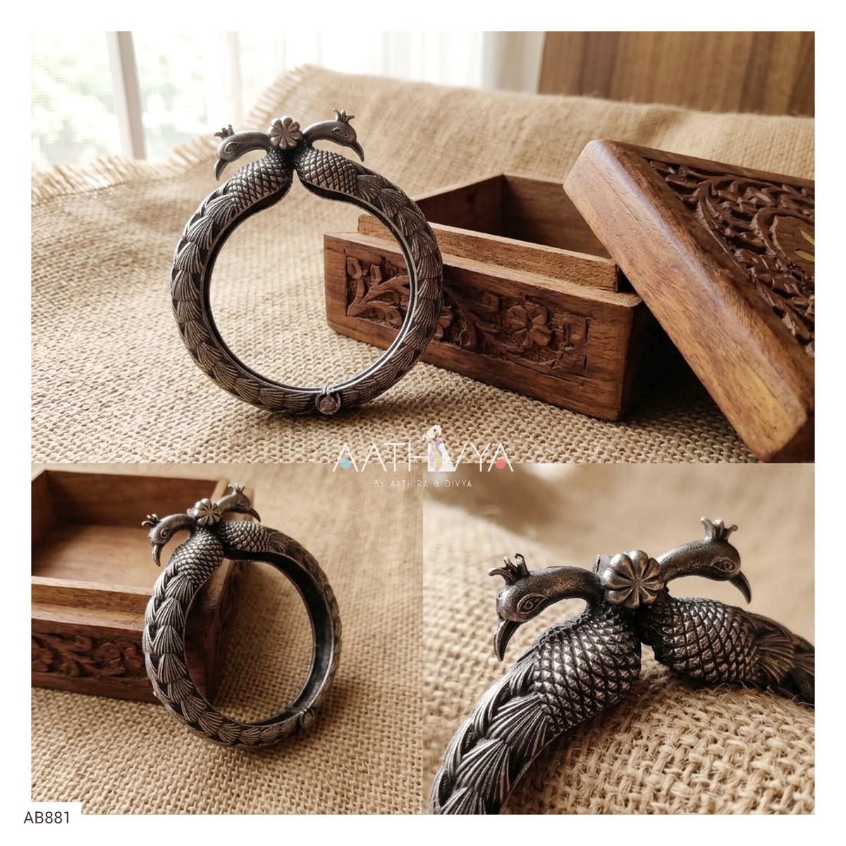 PEACOCK BANGLE - AB881