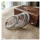 GERMAN SILVER BANGLE SET - AB840