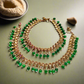 MEHNDI PLATED AD BEADED ANKLETS - AP55