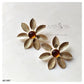 CONTEMPORARY FLORAL STUD - AE1697