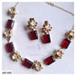 FLORAL STONE SET - AN1405