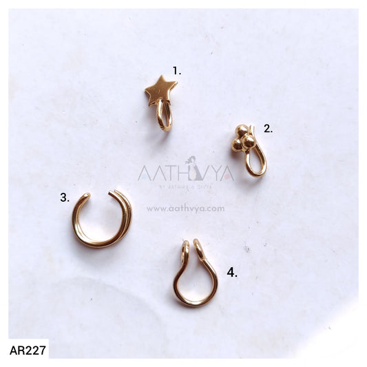 CLIP ON NOSEPINS/RING - AR227