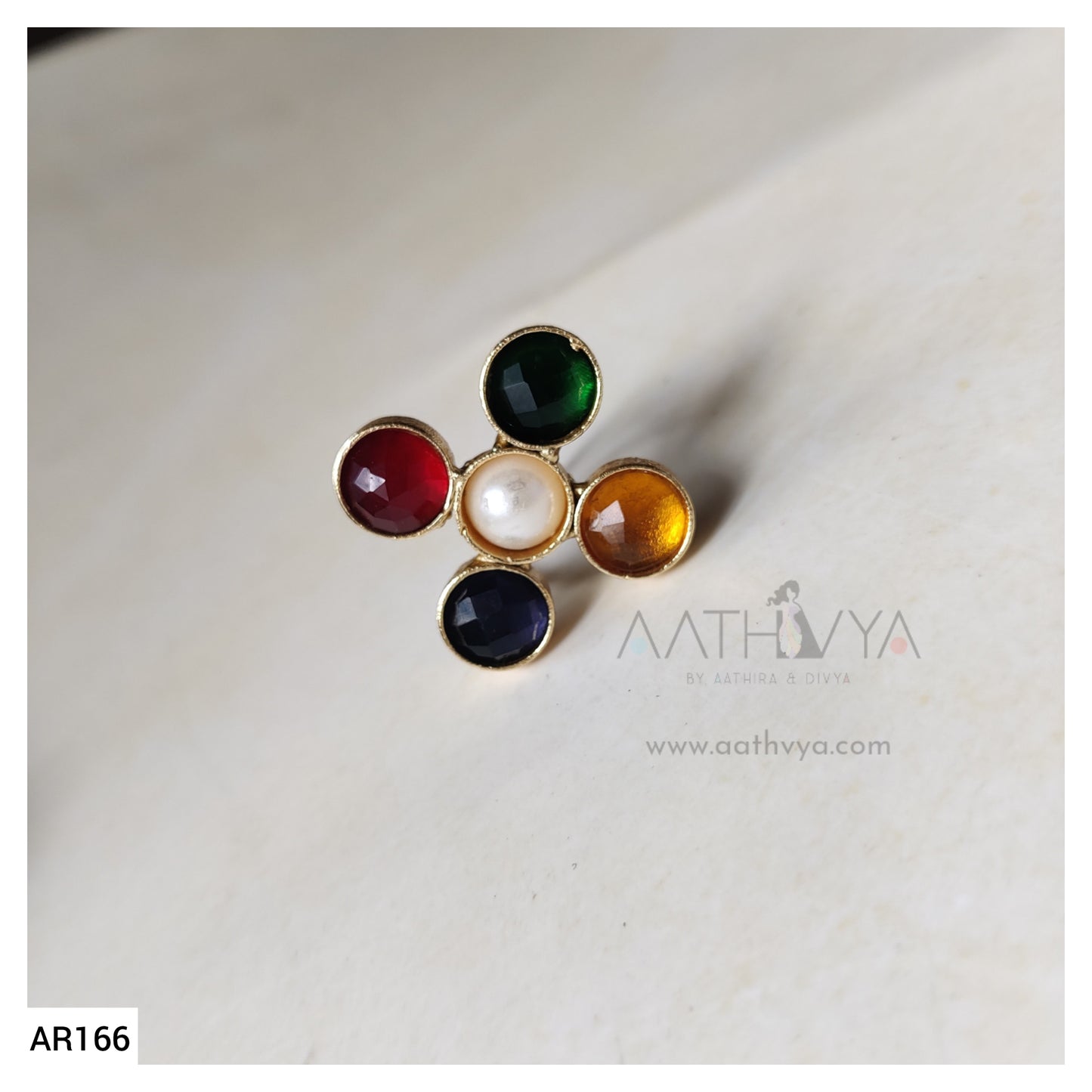 PENTA STONE RING - AR166