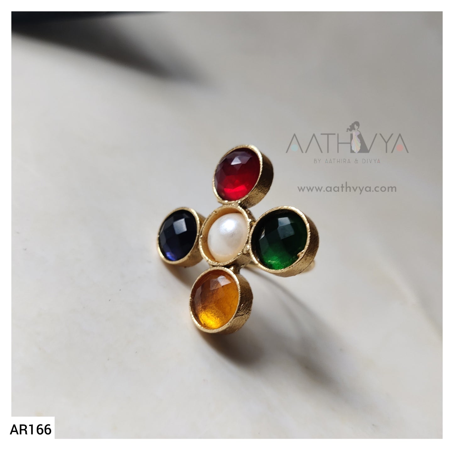 PENTA STONE RING - AR166