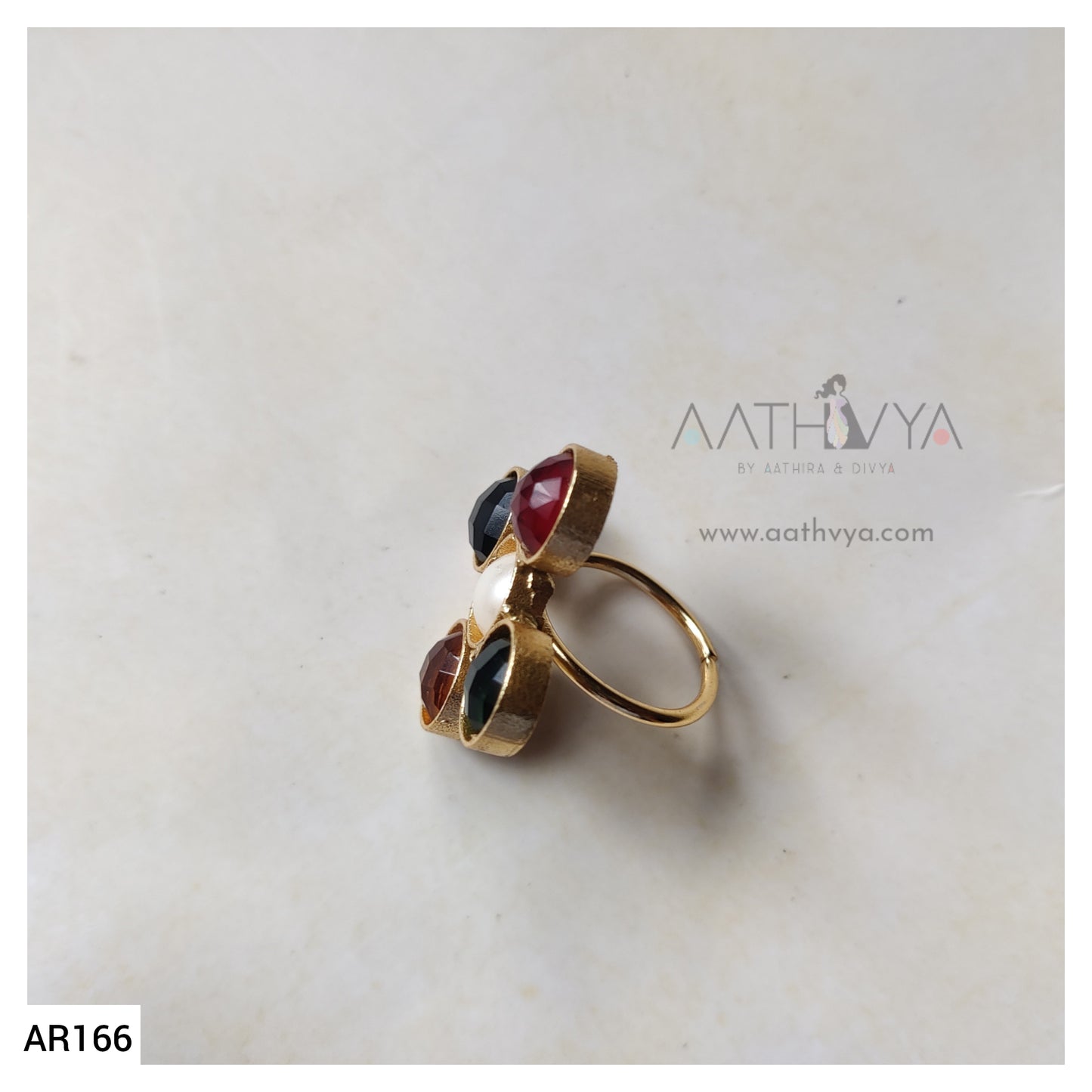 PENTA STONE RING - AR166