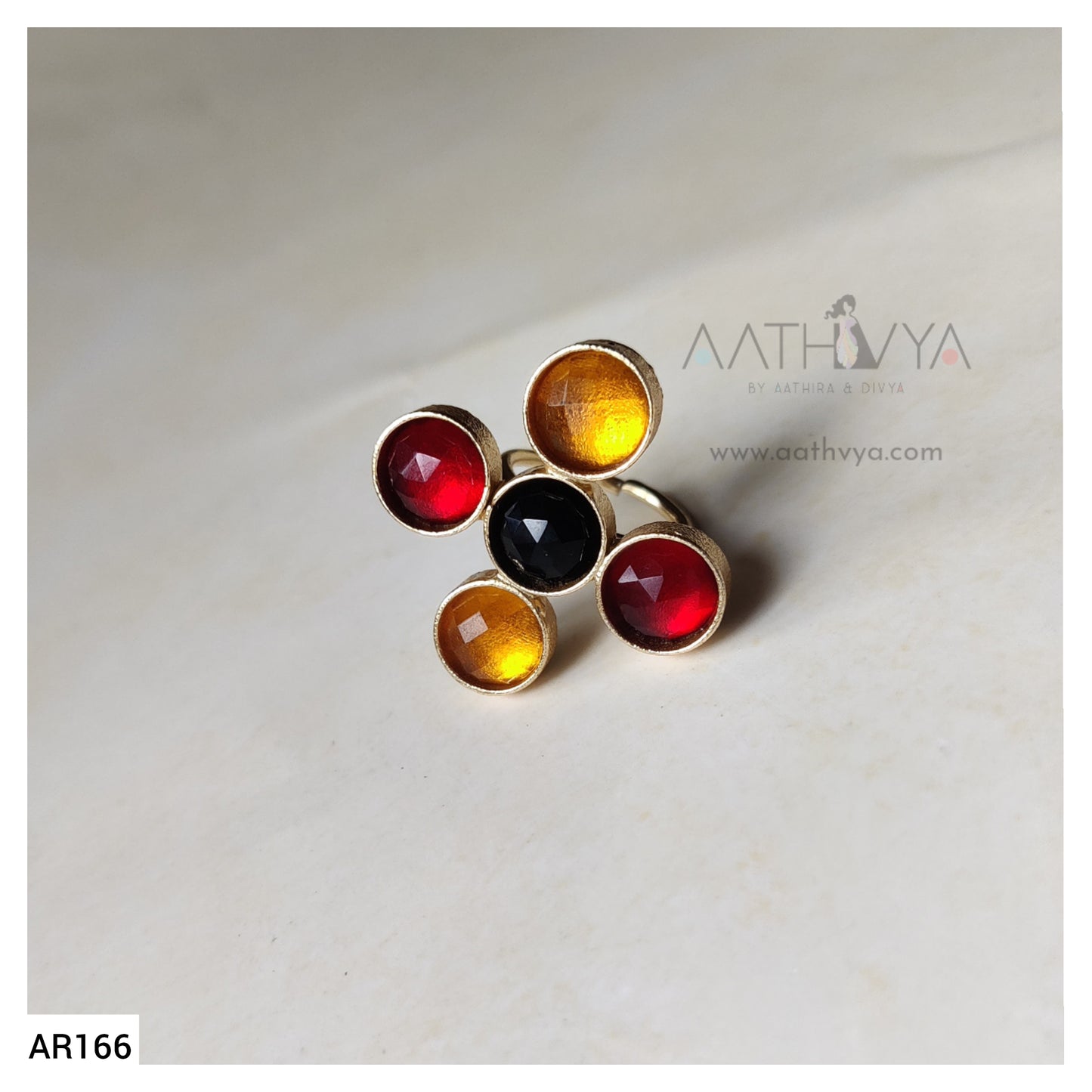 PENTA STONE RING - AR166