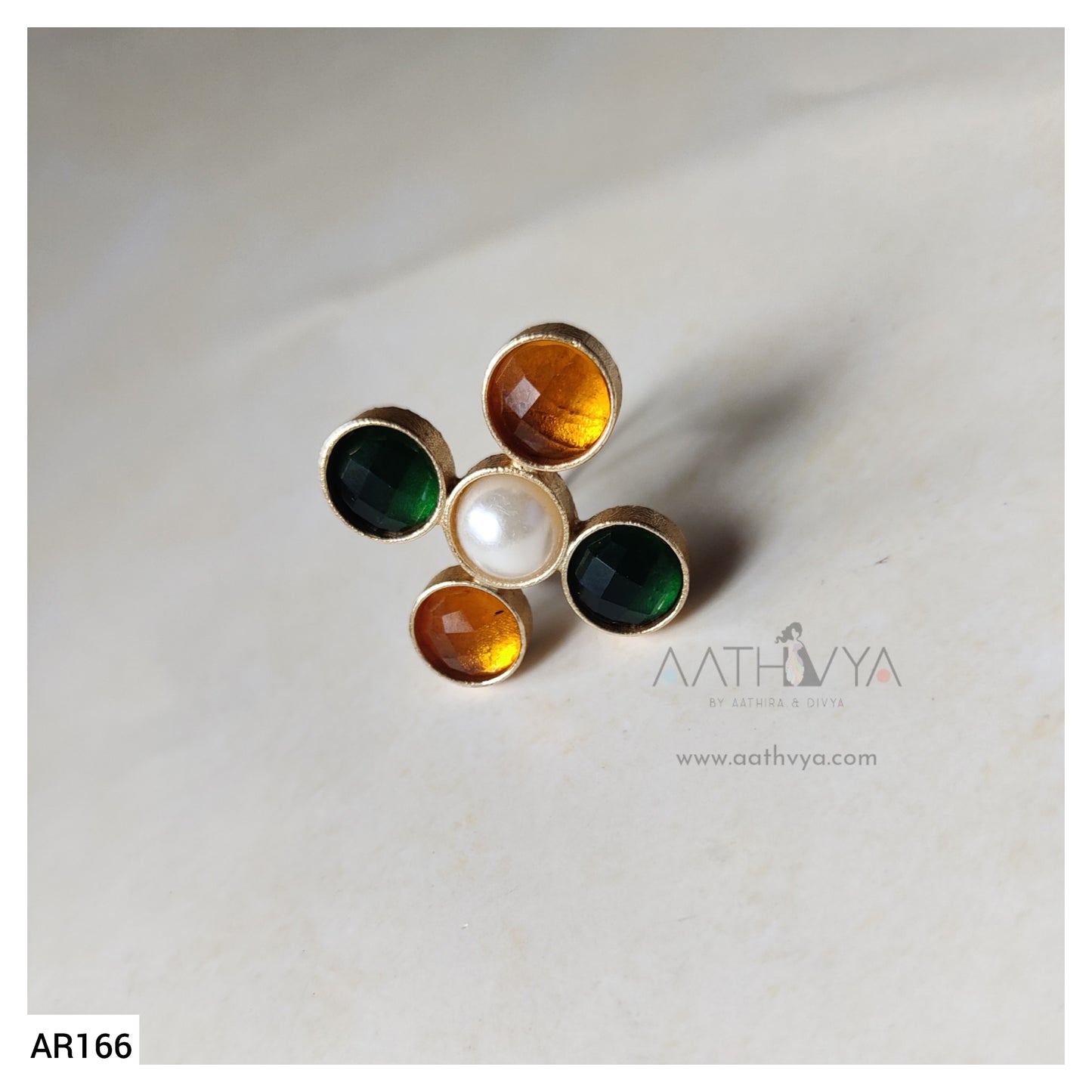 PENTA STONE RING - AR166