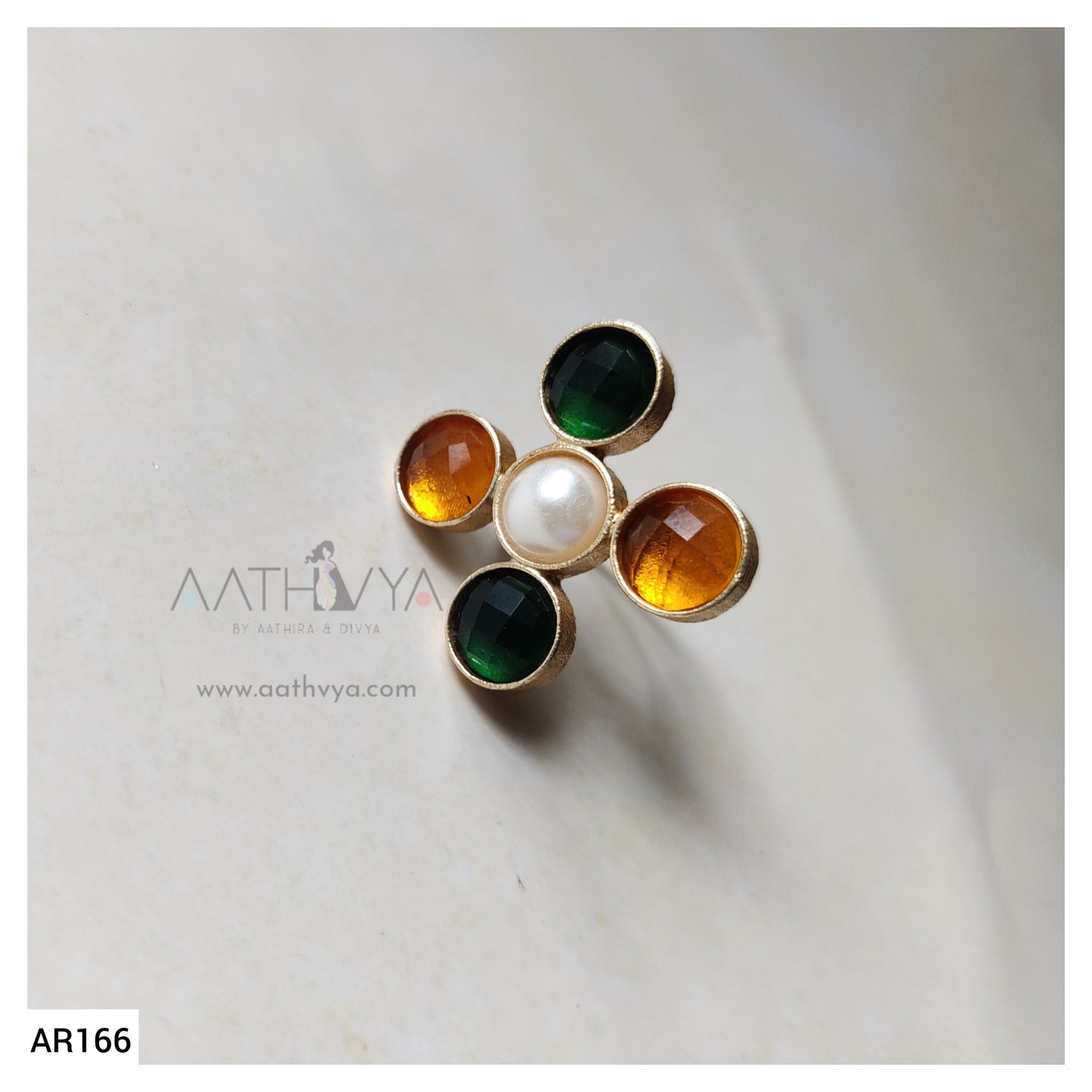 PENTA STONE RING - AR166