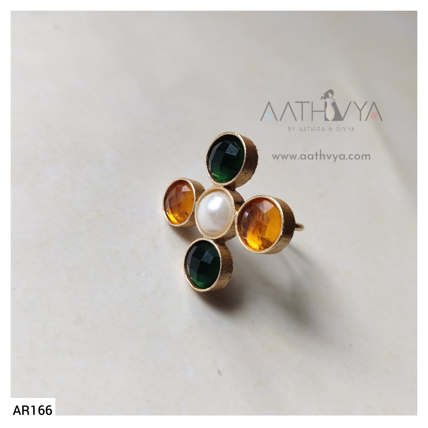PENTA STONE RING - AR166