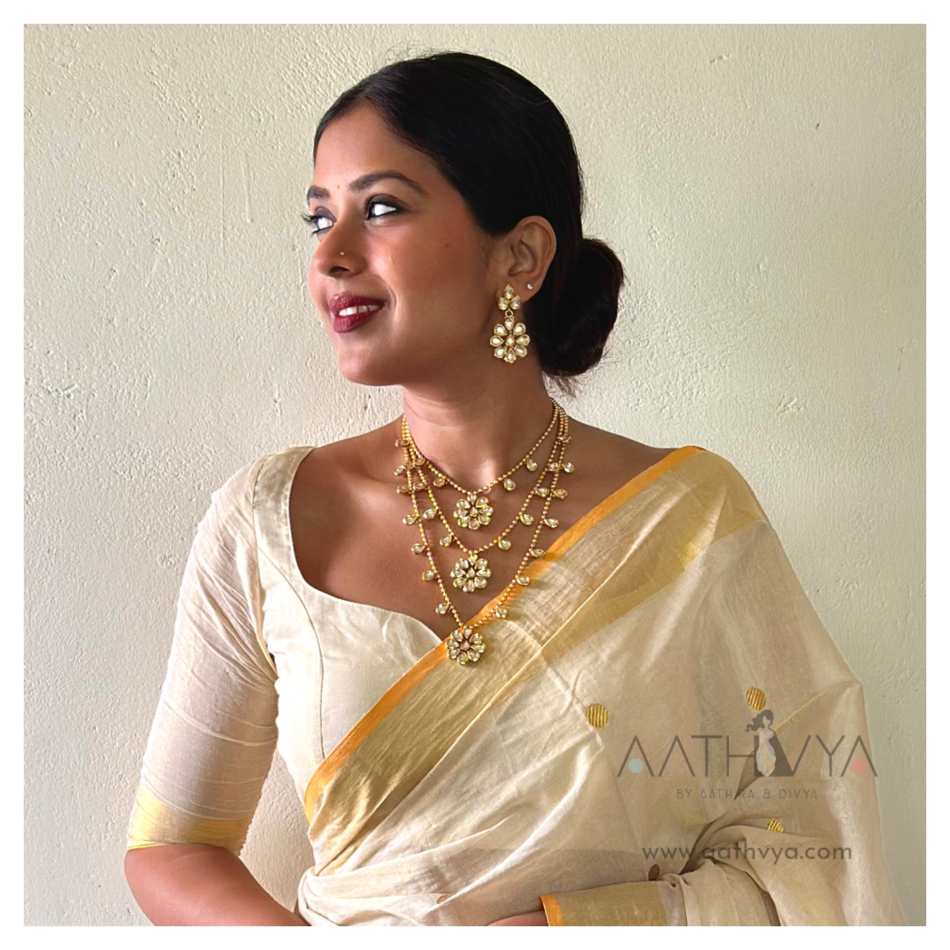 Young India Woman Model Kundan Jewelry Stock Photo 2026438382 | Shutterstock
