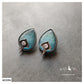 CARVED STONE STATEMENT STUDS - AE2094