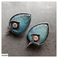 CARVED STONE STATEMENT STUDS - AE2094