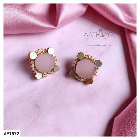 NATURL STONE STUDS - AE1672