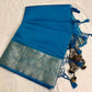 SEMI ORGANZA SILK SAREE - AS1884