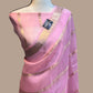 SEMI ORGANZA SAREES - AS1920