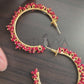 BEADED HOOP EARRINGS AE1658