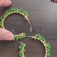 BEADED HOOP EARRINGS AE1658