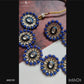 OVAL BEADED MOTIF CHOKER - AN2191