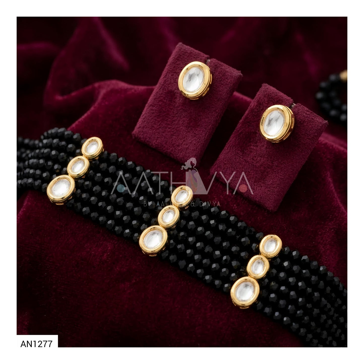CHAARU KUNDAN SET - AN1277
