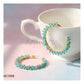 BEADED HOOP EARRINGS AE1658