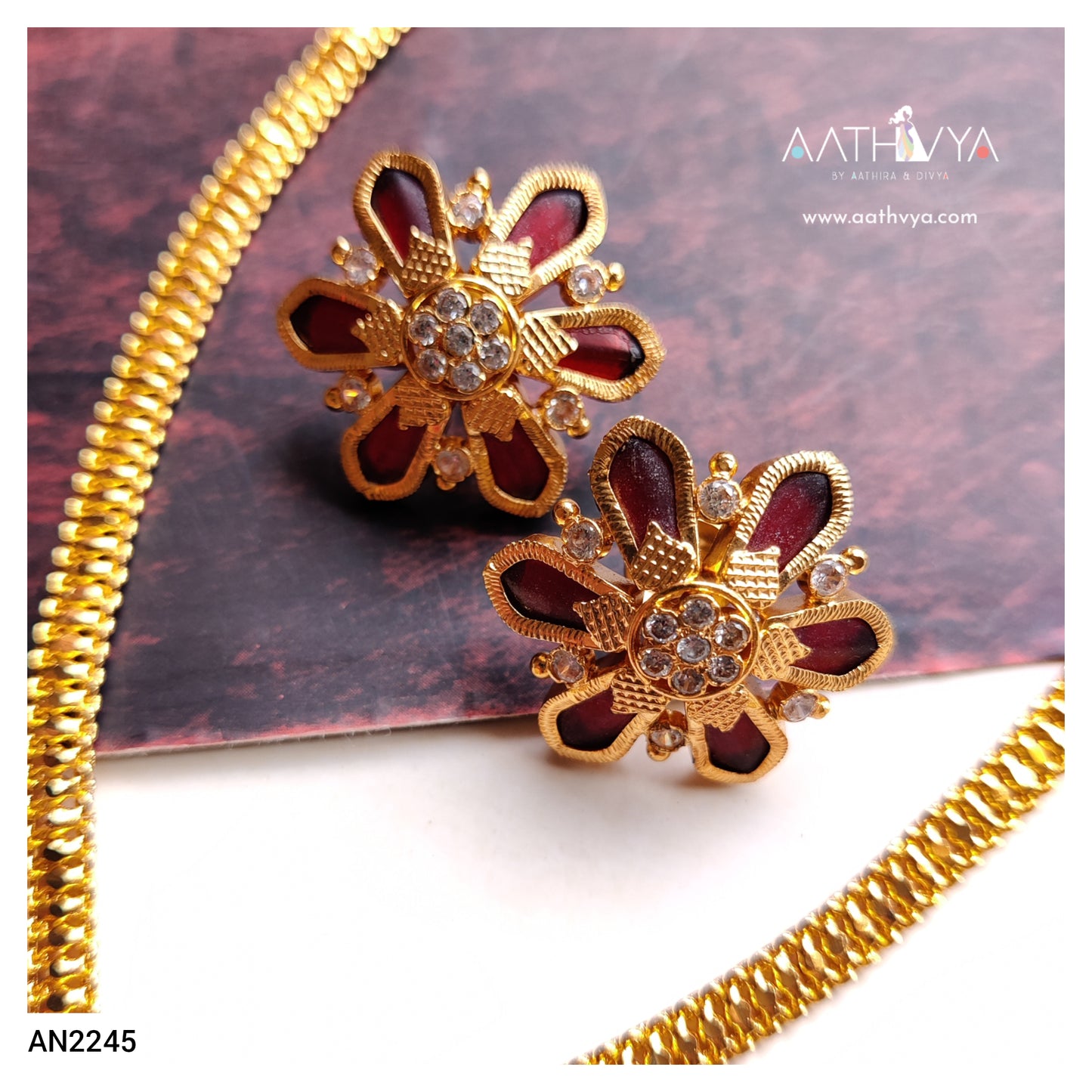 ROUND PENDANT NECKPIECE SET - AN2245