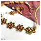 MATTE FINISH KEMP STONE NECKLACE SET - AN1789